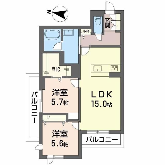 BEREO　さくら坂の物件間取画像