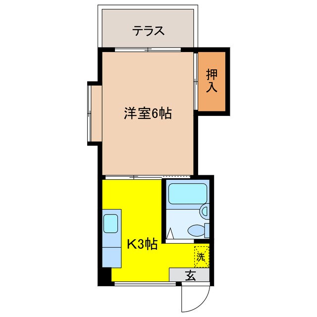 龍神マンション　NO.1の物件間取画像