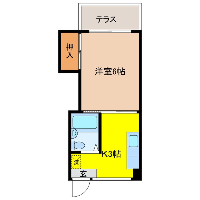 龍神マンション　NO.1の物件間取画像