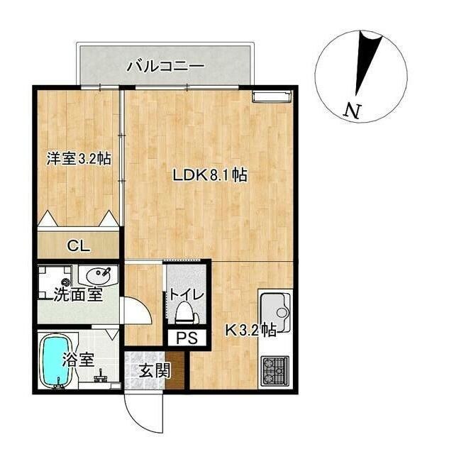 PLATINUM権常寺の物件間取画像