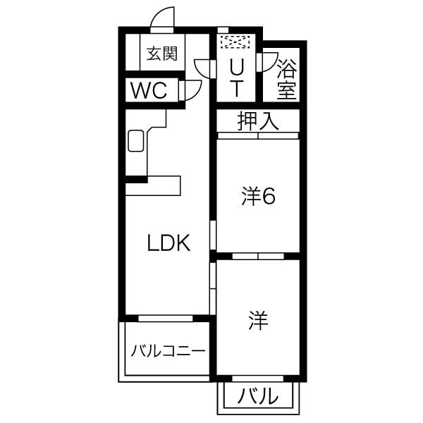 レジデンス白山の物件間取画像