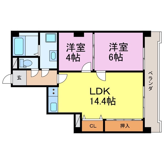 新日半田住吉ビルの物件間取画像