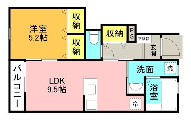 チッタ大野町の物件間取画像