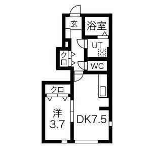 ダイヤモンドヒルズ半田上池の物件間取画像