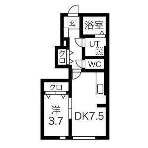 ダイヤモンドヒルズ半田上池の物件間取画像