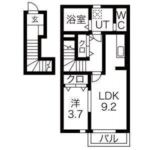 ダイヤモンドヒルズ半田上池の物件間取画像