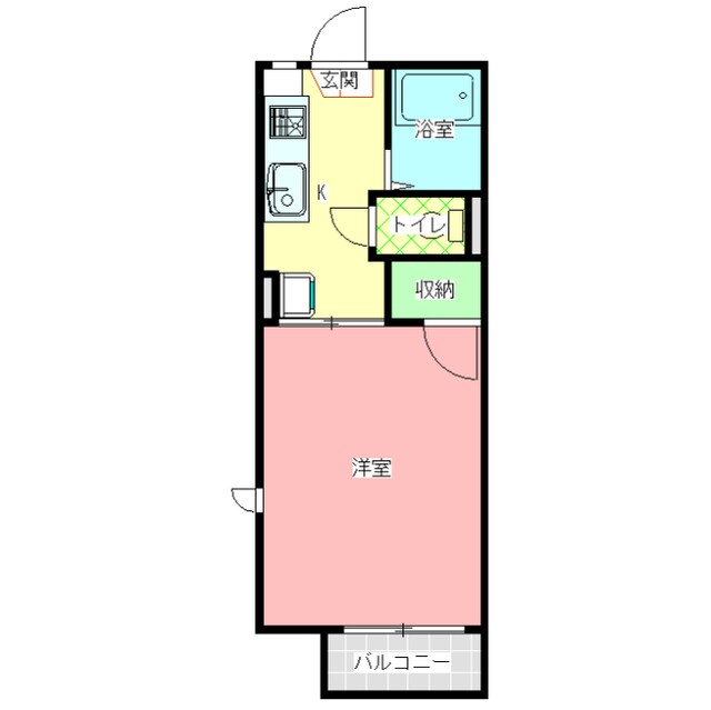 ルミエールＢ棟の物件間取画像