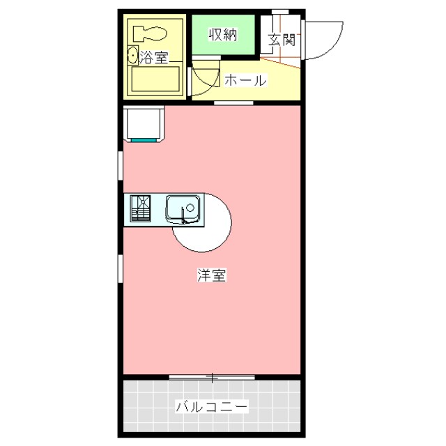 ステイ西原Ａ棟の物件間取画像