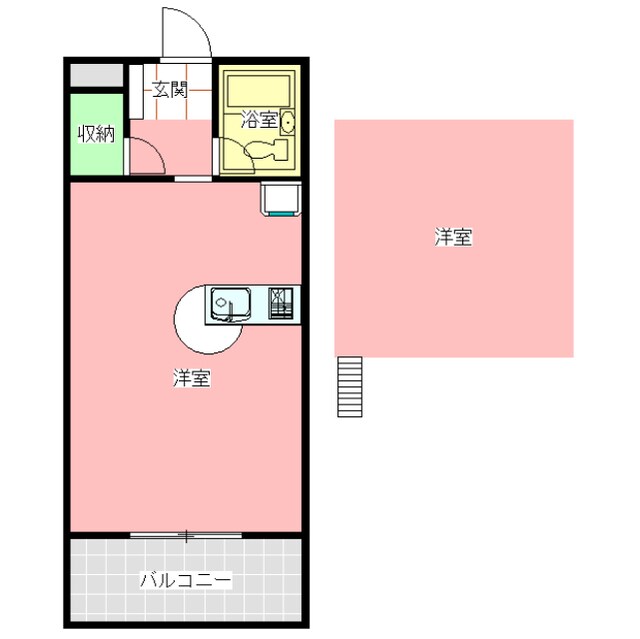 ステイ西原Ａ棟の物件間取画像