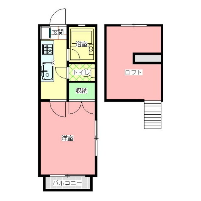 ツインヒルズ２２の物件間取画像