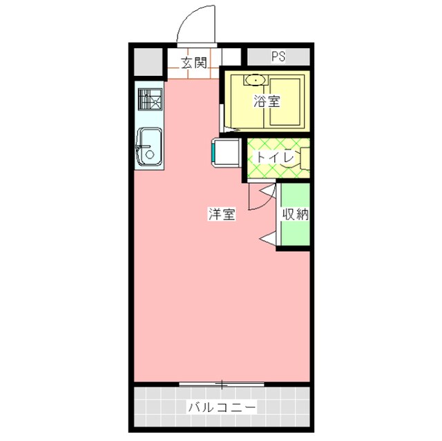 コーポピアかすがの物件間取画像