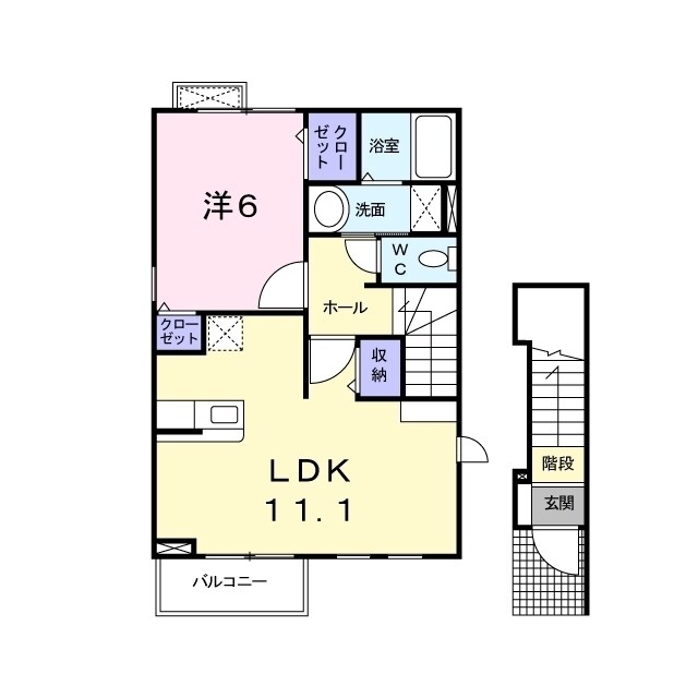 コンフォリアの物件間取画像