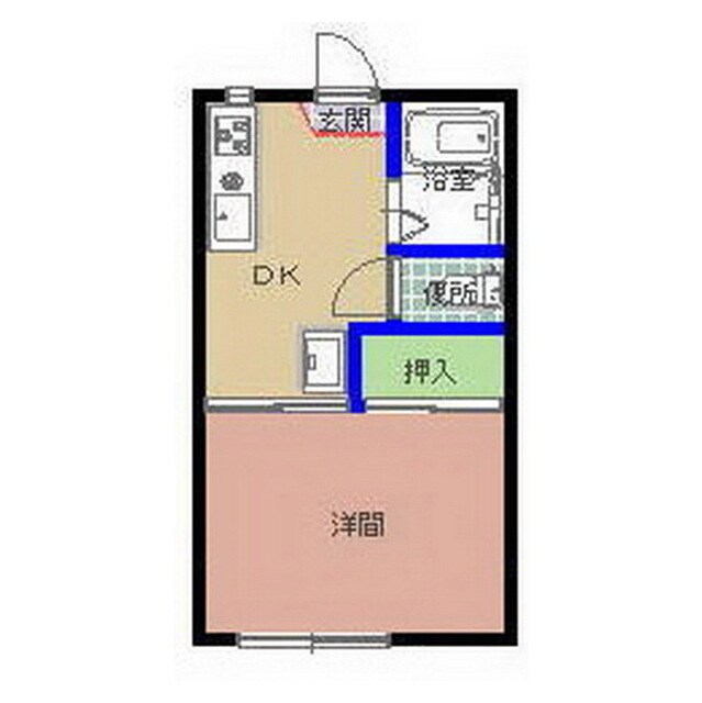 セブンハイツＡ棟の物件間取画像