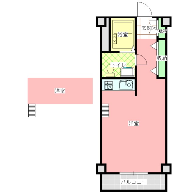 ＮＡＹＵＫＩアパートメントの物件間取画像