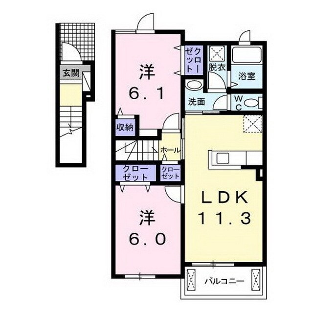 コッティ　Ⅱの物件間取画像