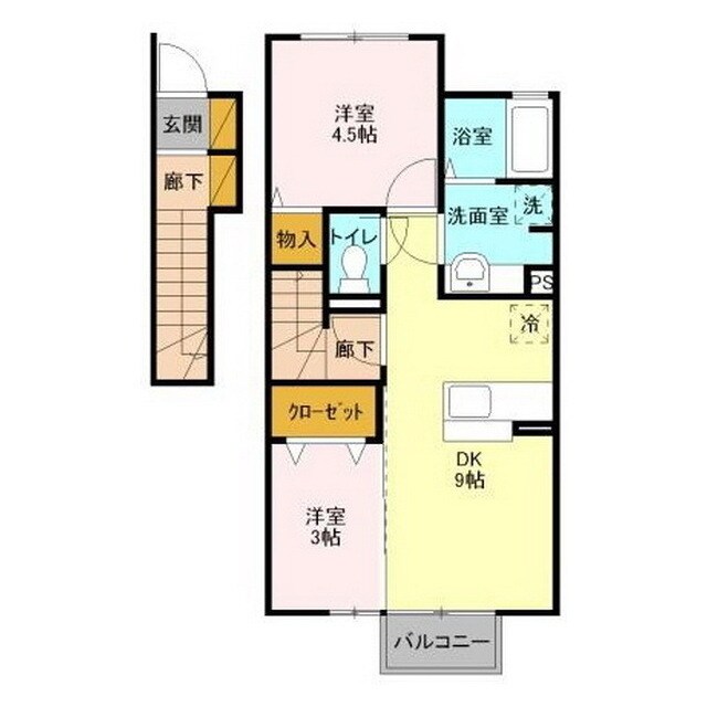 リッツハウスＥ－ＡＫＡＴＳＵＫＡの物件間取画像