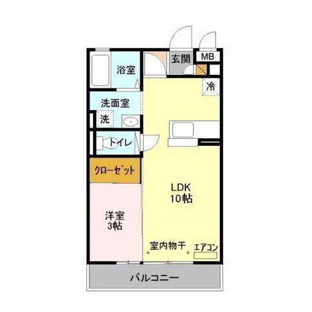 レジュウィールの物件間取画像