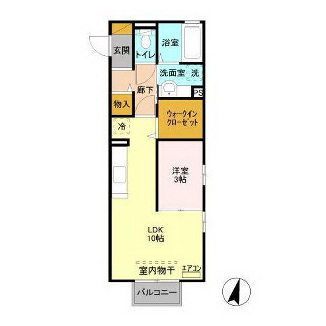 リヴェール見和の物件間取画像