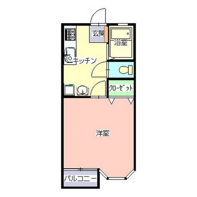 栄興ハイツＡ棟の物件間取画像