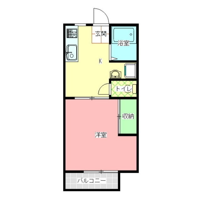 梅原コーポの物件間取画像