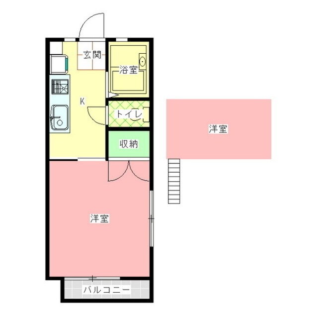 コーポフルサワの物件間取画像