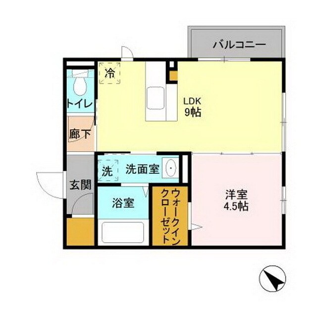 パークドオートム　Ｂの物件間取画像