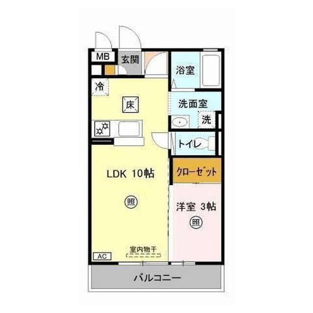 チェルシーガーデン三の丸の物件間取画像