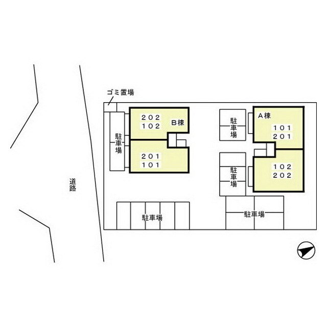 オークタウンＡの物件外観写真