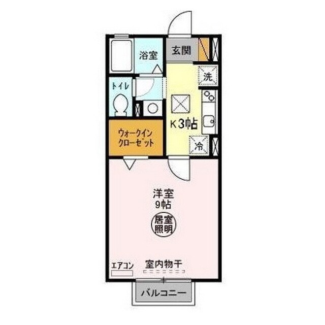 クヒオＢの物件間取画像