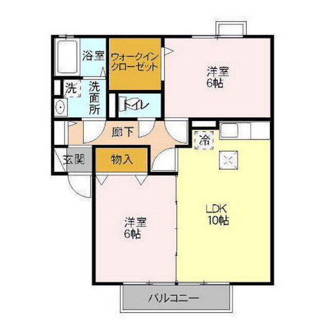 カハラ　Ｂの物件間取画像