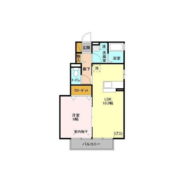 プレアデス見川　Ｄの物件間取画像