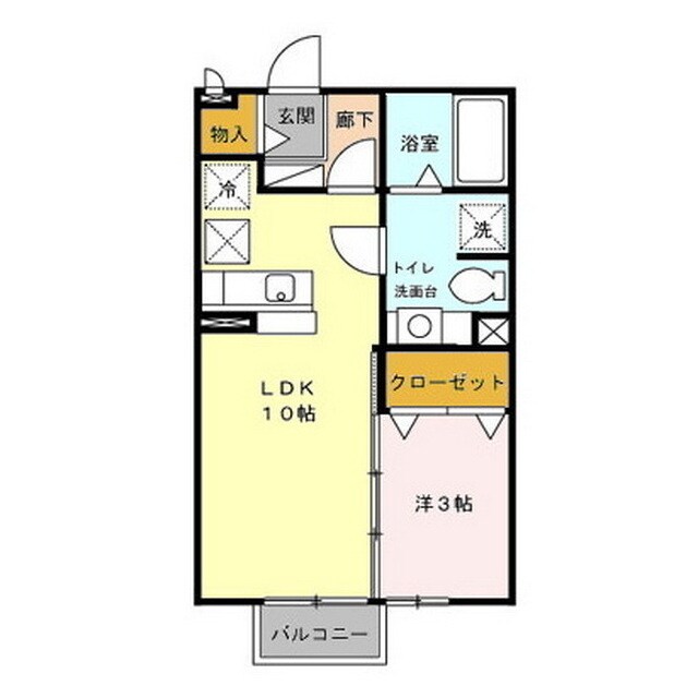 シャルム見和の物件間取画像