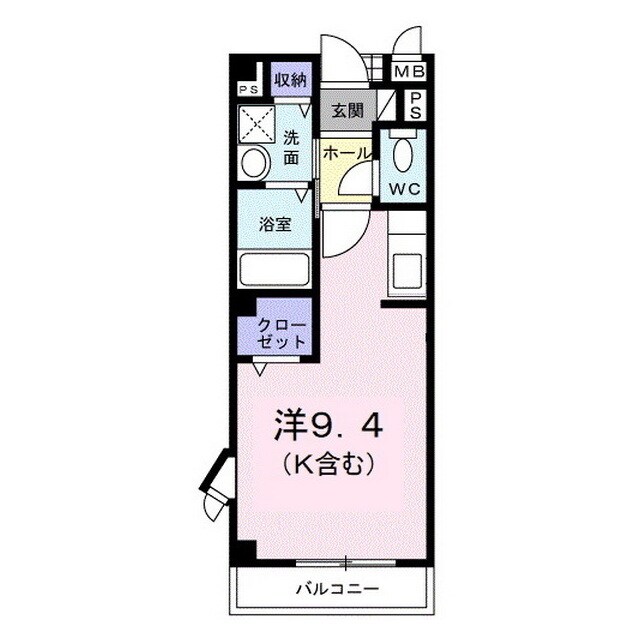 レフィナードＡの物件間取画像