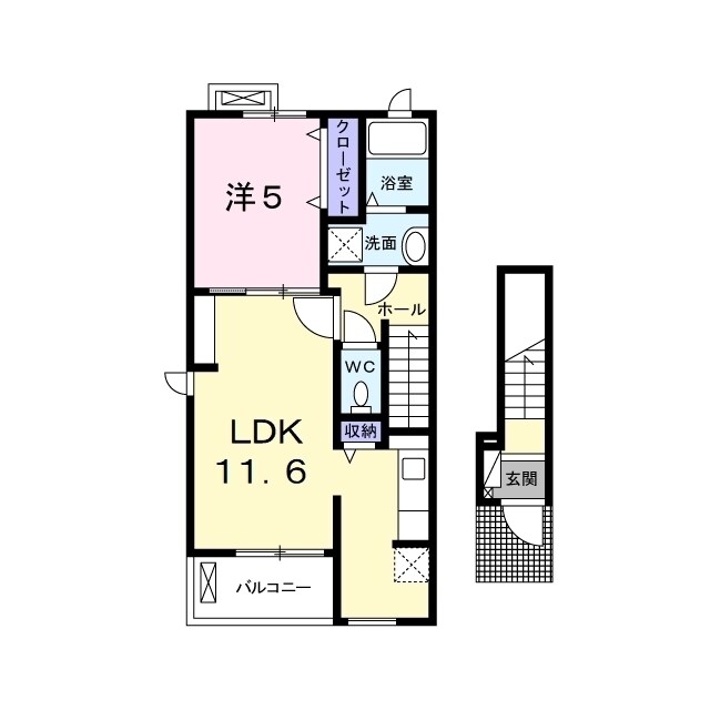 ラ・トゥール　Ⅱの物件間取画像