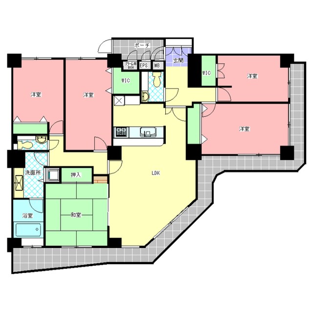 三の丸グランキャッスルタワーの物件間取画像