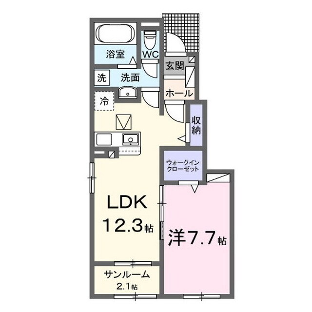 プリムラ・ヤスエの物件間取画像
