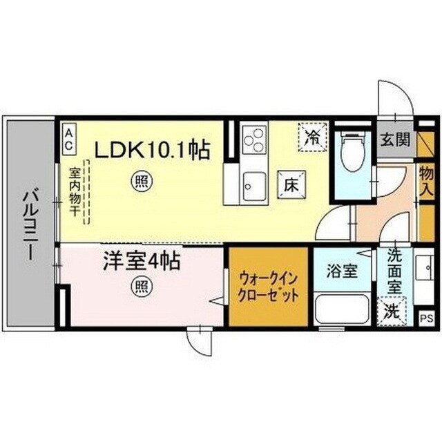 プア メリアの物件間取画像