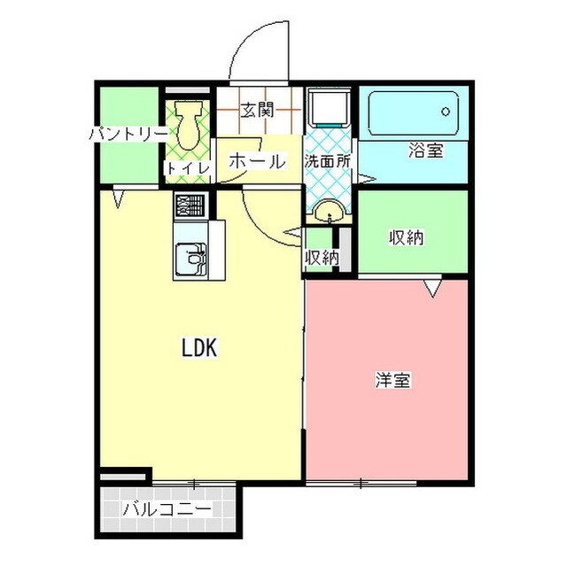 グレイス見川　Ｃの物件間取画像