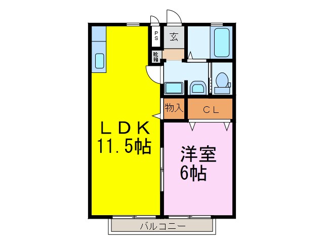 サンシティー小野田の物件間取画像