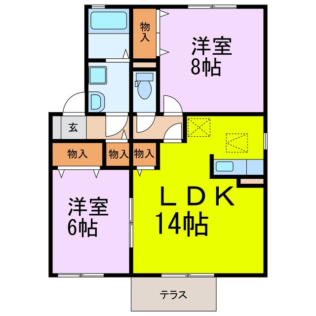 サンライズの物件間取画像