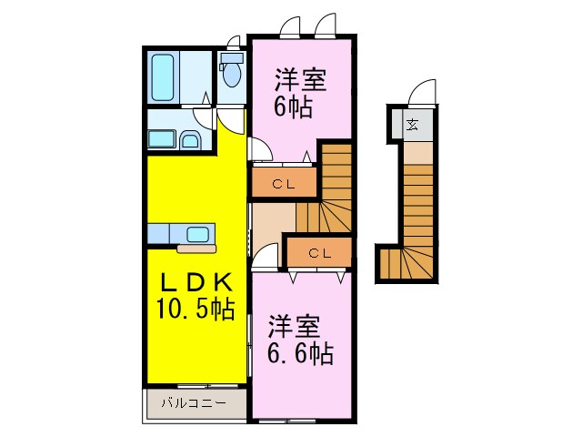 サニーヴィレッジの物件間取画像