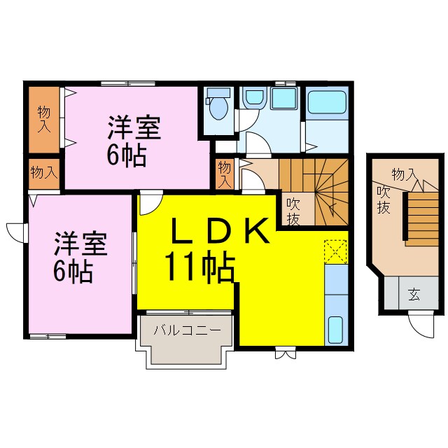 ブリーズの物件間取画像