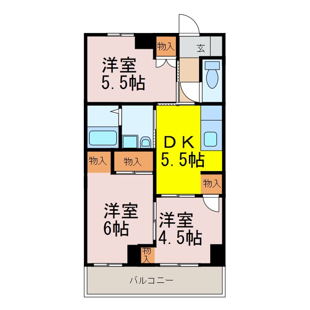 タケイハイツの物件間取画像