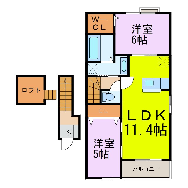 フリーデⅡの物件間取画像