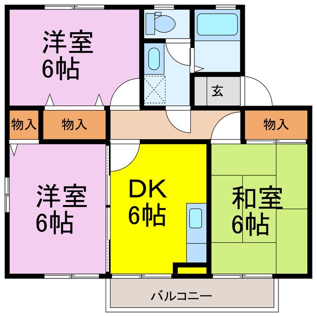 パークロイヤルの物件間取画像