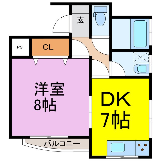 サニーガーデンⅠ号館の物件間取画像