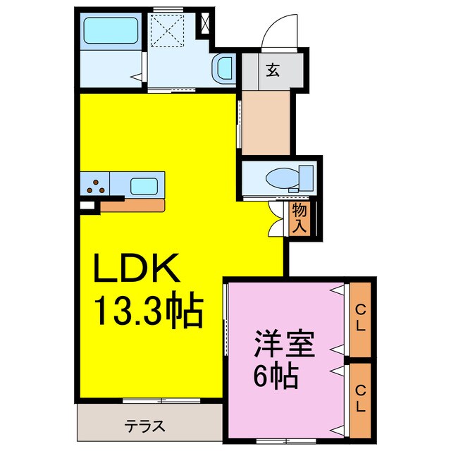 Floral　Cortの物件間取画像
