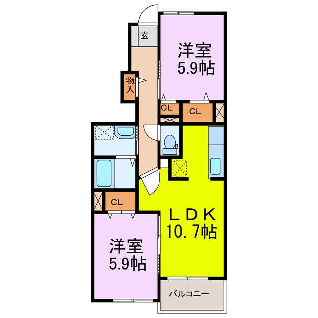 ラフィネの物件間取画像