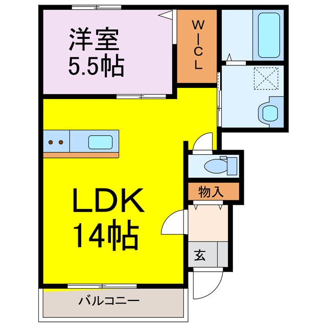 クレパスの物件間取画像