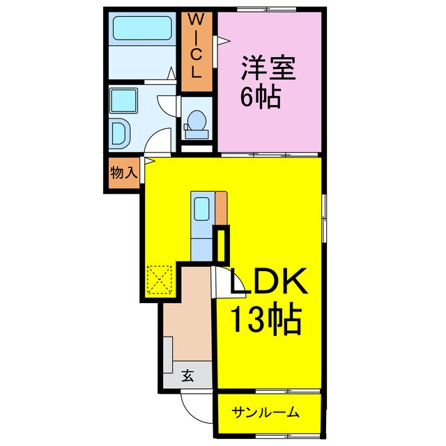 ブリランテ　Ⅰの物件間取画像